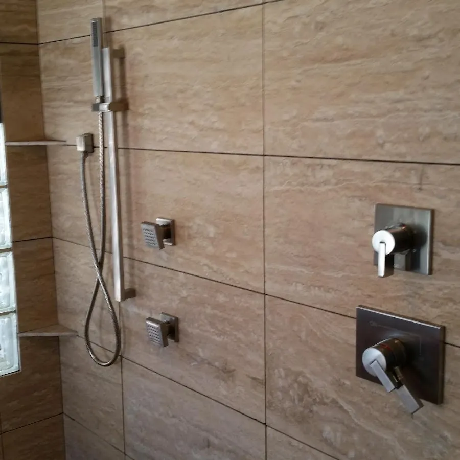Shower fixture installation for Water Heater Replacement in New Hope